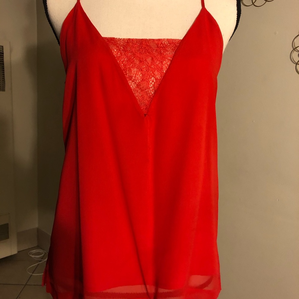 Lace tank top